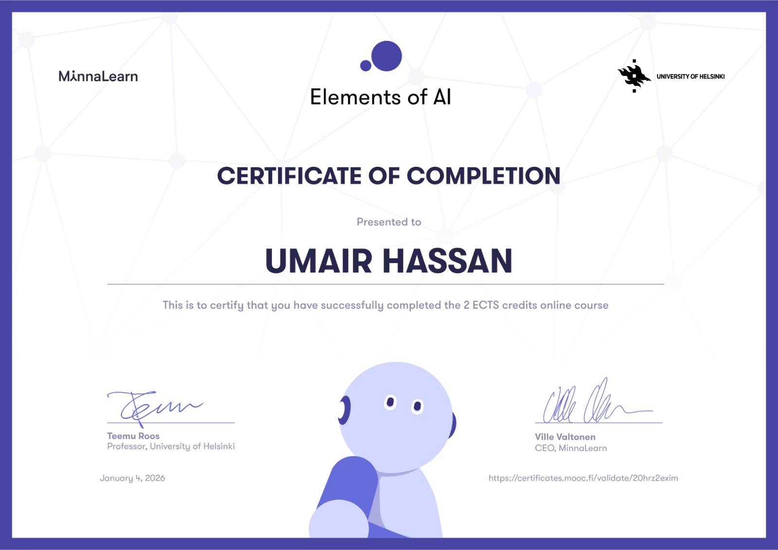 Elements of AI